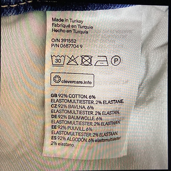 H&M Women High-Rise Ankle Supper Skinny Jeans Size 29 - Picture 10 of 11